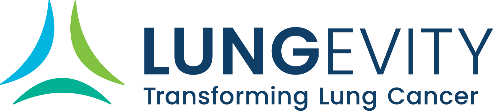 lungevity transforming lung cancer logo